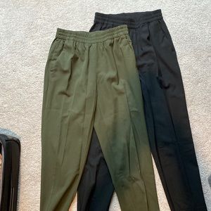 Everlane elastic waist high waist pants